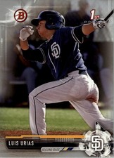 2017 Bowman Prospects Silver #BP107 Luis Urias /499 - BB