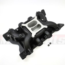 70-86 Ford 351 Cleveland 351c Cooling Air Gap Intake Manifold Dual Hot Rod Black