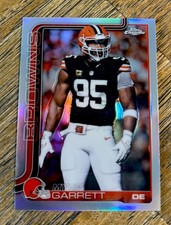 2025 Topps Chrome Football Myles Garrett #70 Refractor SP Browns