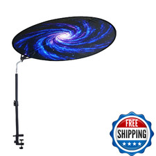 Office Cubicle and Desk Shade - Foldable 36" Circular Shading, Light-Proof Desk