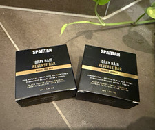 2x SPARTAN Gray Hair Reverse Bar Shampoo Stü...
