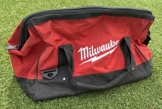 Milwaukee M18 Heavy Duty Canvas Contractor Tool Bag 22" Wide Mouth Large