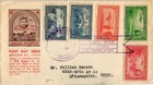 Dr Jim Stamps Nicaragua Fdc Will Rogers Earthquake Relief Air Mail 5V Set