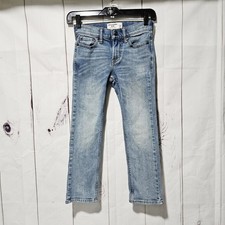 Abercrombie Kids Skinny Blue Denim Jeans Boys Size 7/8 Medium Wash Pockets
