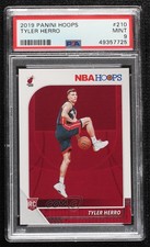 2019-20 Panini NBA Hoops Tyler Herro #210 PSA 9 MINT 0dt8
