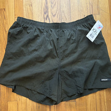 Speedo Men's Swim Trunks Bathing Suit Size XXL 2XL BLACK - NWT