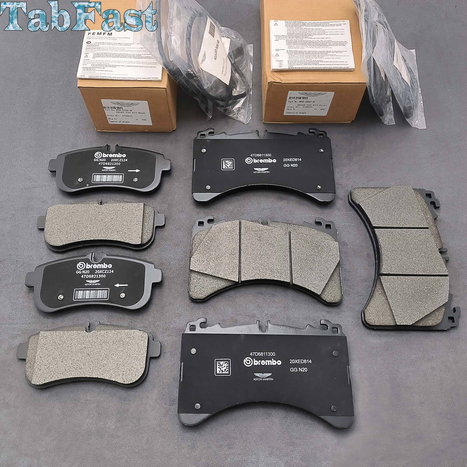 MY83-2D007-AC Front Rear Brake Pad W/Sensor for Aston Martin DBX MY83-2C562-AD