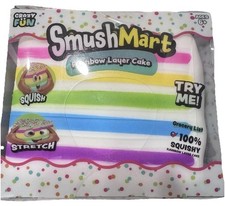 10 VIRAL Squishy Rainbow Layer Cake JUMBO SQUISHY5 Smush Mart RMS USA Crazy Fun