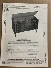 Vintage Sams Photofact Schematic 5-1969 MORSE CHASSIS 72K