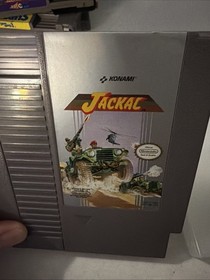 Jackal NES Nintendo Authentic Game Cartridge & Sleeve - TESTED and CLEANED!