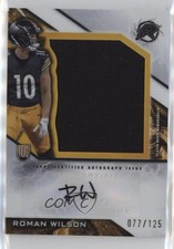 2024 Resurgence Rookie White Surge Refractor 77/125 Roman Wilson Patch Auto 0jm6