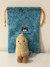 Jellycat AMUSEABLE PEANUT Authentic Soft Plush Toy Fun Food Collectible NWT