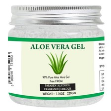 Aloe Vera Gel  100 Pure Natural Aloe Gel  For Moisturizing Face Skin  Hair