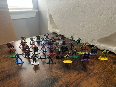 Jada Toys Nano Metal Figs: DC Comics Metal Figures Lot of 36 Collectible USED
