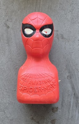 Vintage 1978 AJ Renzi Corp Marvel Comics Group Amazing Spider Man Blow Mold Bank