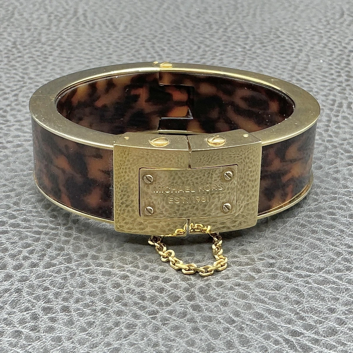 PRICE REDUCED New Michael Kors Belt Bracelet Amazon.com: Michael Kors Signature Logo Belt with Reversible  main image 2