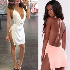 Evening Bodycon Dress Ladies Club Mini Women's Bodycon Party Bandage Cocktail
