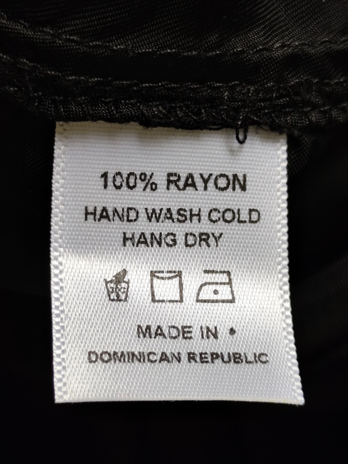 Womens Paper Temples Solid Black Rayon Sleeveless… - image 3