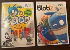 De Blob and De Blob2 Nintendo Wii - Complete with case and manuals CIB