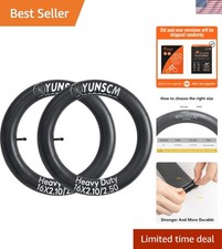 16 Inch Heavy-Duty Inner Tubes for Enhanced Cycling Safety 2-Pack