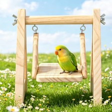 Vogelschaukel-Spielzeug, Käfigzubehör für Aras, Graupapageien und