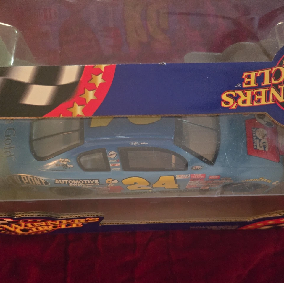 Jeff Gordon #24 Peanuts Monte Carlo escala 1:24 diecast 2000 Winners Circle nuevo en caja Foto 2 de 4