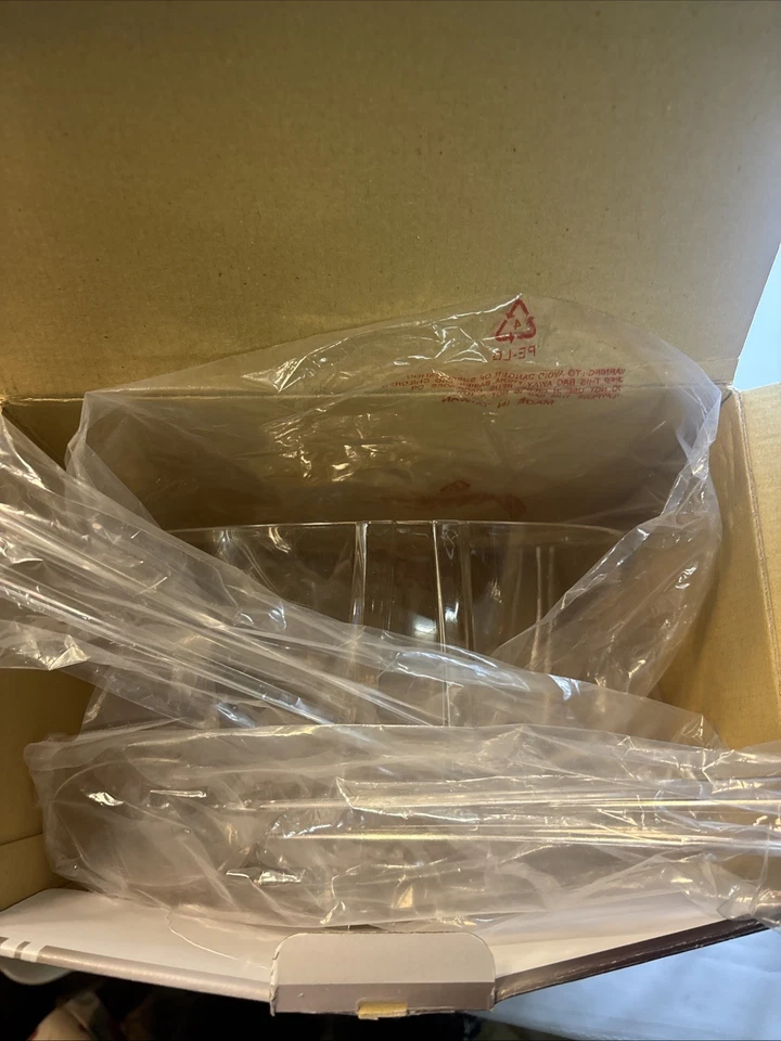 PRODYNE ILLUSIONS ACRYLIC 6 QT SALAD BOWL & SERVER NEW - Image 2 of 4