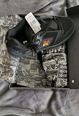 DC Pure AC/DC Schuhe Gr. 47 US 13 Schwarz