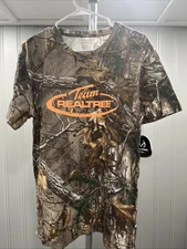 Team Realtree Mens Large Camo T Shirt Hunting Camping NWT