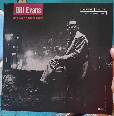 BILL EVANS New Jazz Conceptions LP  U.S.  1982 issue Post-Bop Cool Jazz NM/NM