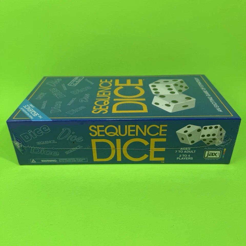 Sequence Dice Family Board Game Jax Ltd. Strategy & Luck 1999 NEW Sealed - Image 3 of 3