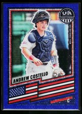 2026 Panini Stars & Stripes Blue Disco /149 Card #32 Andrew Costello