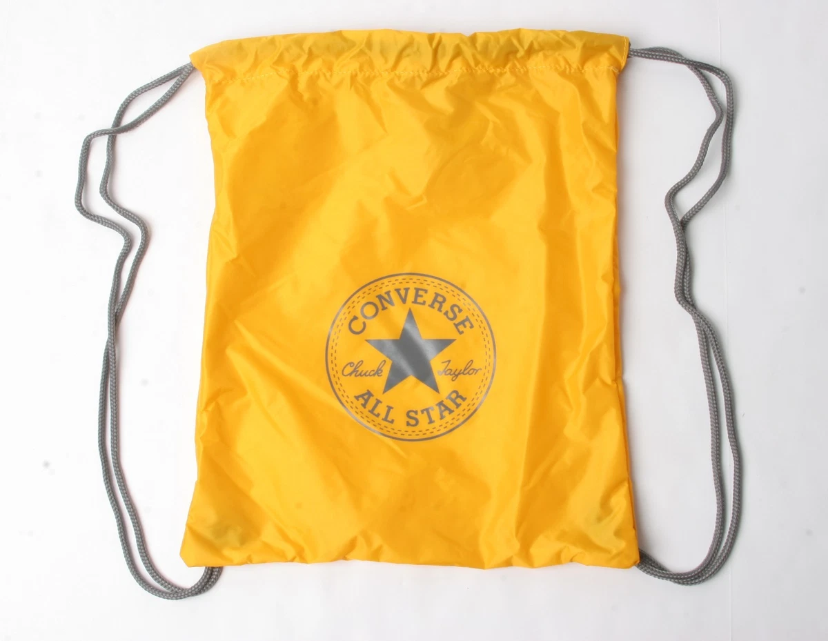 Fremsyn stribet tekst Converse Playmaker Gym Sack Bag (Yellow) II | eBay