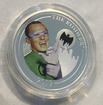 DC Comics Classic Batman TV Series The Riddler Coin Medal | eBay