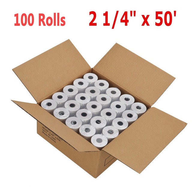 Staples Thermal Paper Rolls 2 1 4 X 80 10 Pack 452175