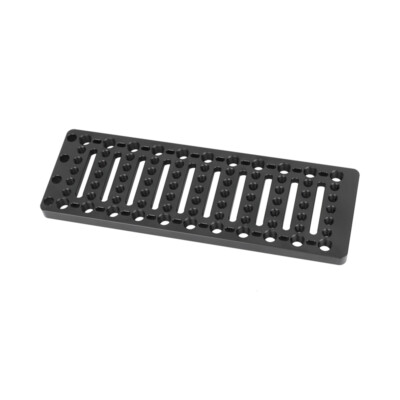 Multifunction Mounting Plate w/1/4'' & 3/8'' Thread Holes & ARRI Anti-Twist Mounts