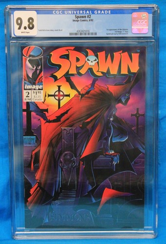 1992 IMAGE SPAWN # 2 CGC 9.8 # 4263421016 - Todd McFarlane - First VIOLATOR - Picture 1 of 3