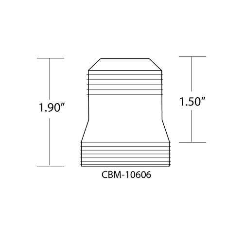 CBM-10633-KIT-AN16S CBM 2.5L BILLETE ECOTEC CUELLO DE AGUA SIN ESTADO T -16AN CORTO - Imagen 5 de 5