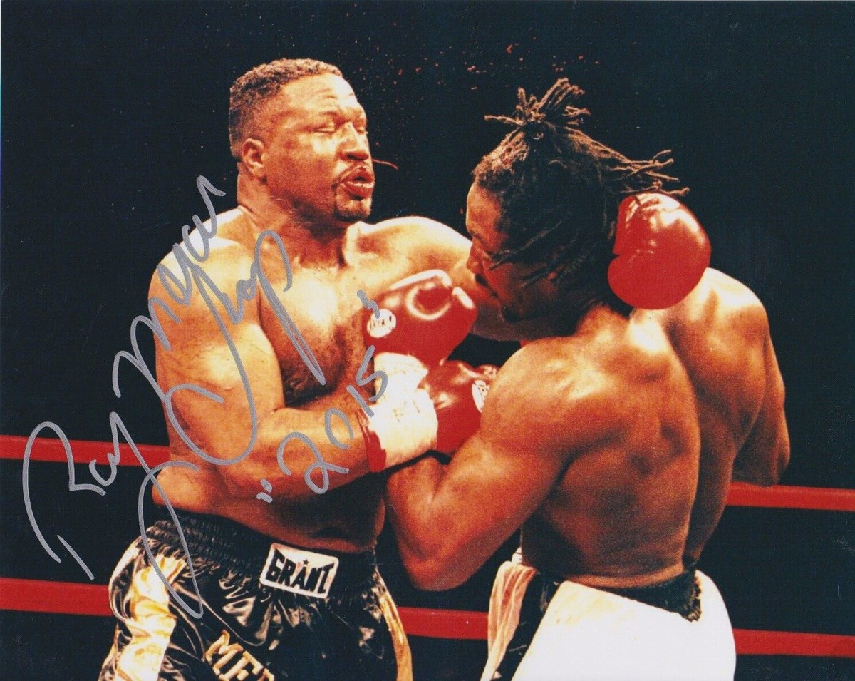 RAY MERCER Signed Autograph Auto 8x10 Boxing Champion Picture