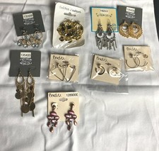 NWT Fashion Jewelry lot Hooped & dangle Earrings various size & Color Great Deal