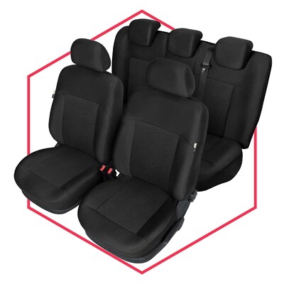 Autositzbezüge Schonbezüge Sitzbezug Set Auto Schwarz für Mazda CX-5