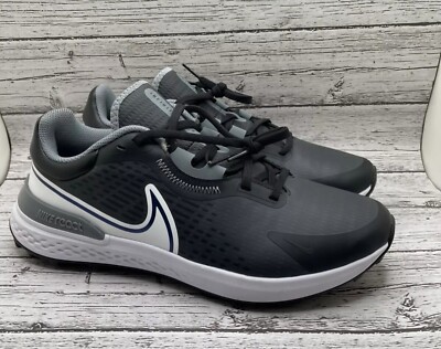 New Nike Infinity Pro 2 Wide Golf Shoes DM8449-001 Black Gray Size 10 Wide (W)
