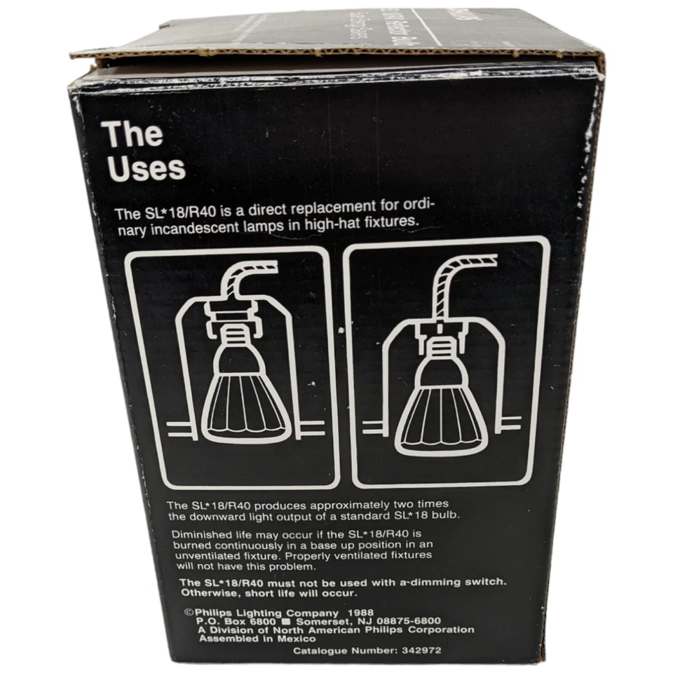 Philips Reflector Lamp Light Bulb  SL 18/R40 Fluorescent 23-Watt  23W 120V - Image 2 of 4