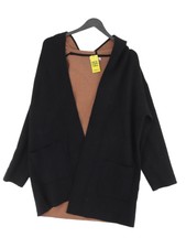 Max Studio Women's Jacket Xs Black Viscose With Nylon, Polyester Overcoat