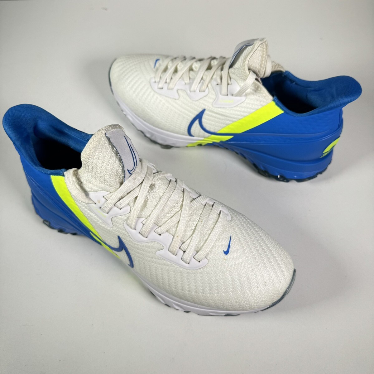 Size 7.5 - Nike Air Zoom Infinity Tour Golf White Baseball Blue