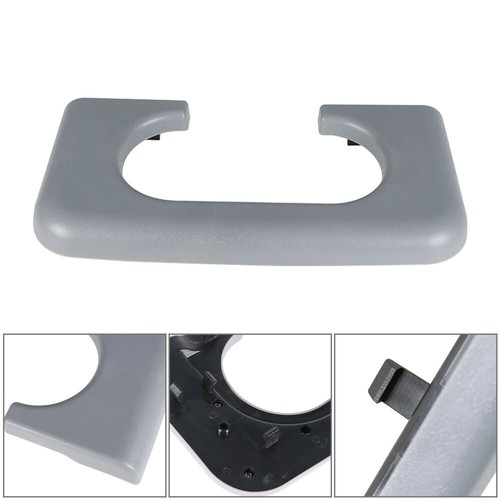 Gray Center Console Cup Holder Pad Trim Repair Pad For 1999-2010 Ford F250 F350 - Picture 2 of 11