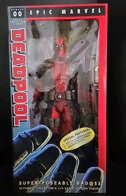NECA Marvel 1/4 Scale Action Figure Deadpool 18inch for sale