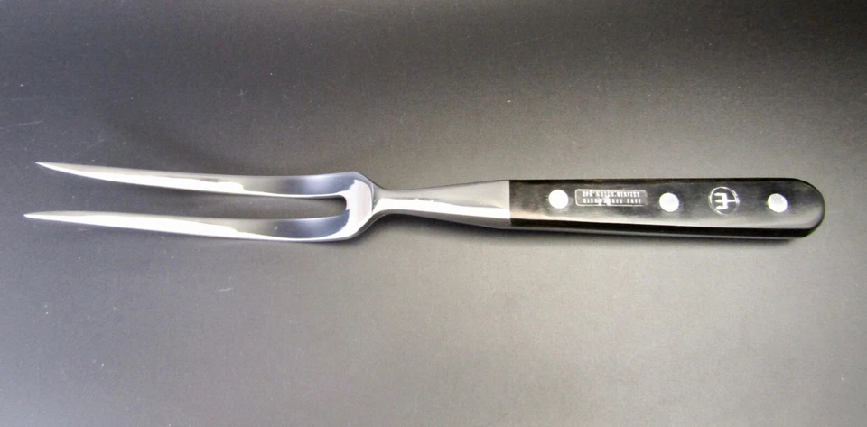 HORQUILLA DE TALLA WÜSTHOF DREIZACK Vintage Hecha en Solingen Alemania SIN USAR Foto 3 de 4