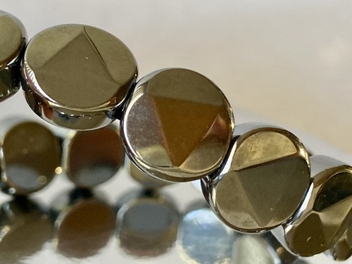8" "Guarigione vibrazionale/miglior grado"~ Braccialetto minerale onda terahertz originale I1404 - Foto 4 di 10