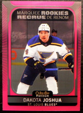 2021-22 21/22 Platinum Matte Pink ROOKIE #242 Dakota Joshua St. Louis Blues